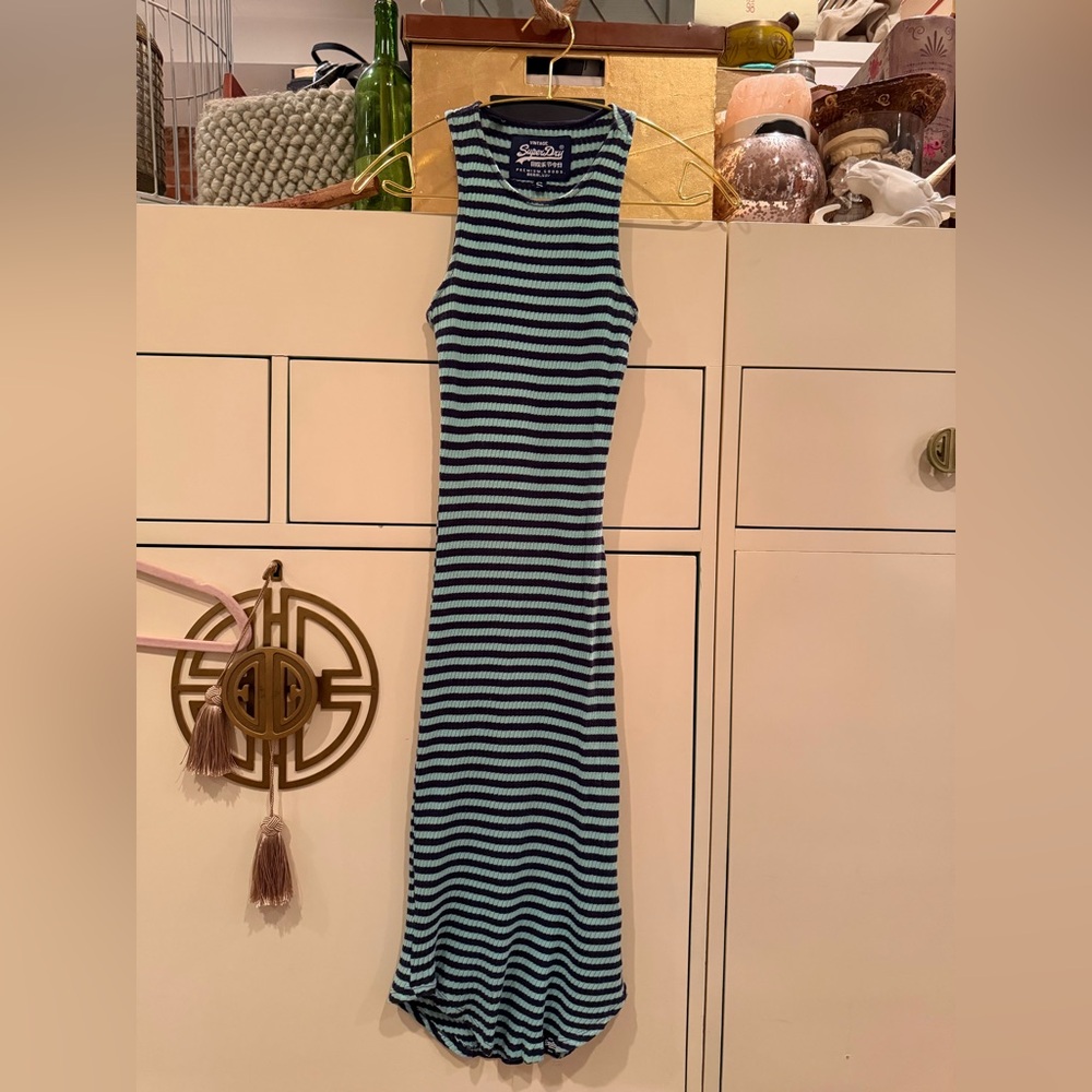 Superdry Sheer Rib Racer Dress - Picture 6 of 10